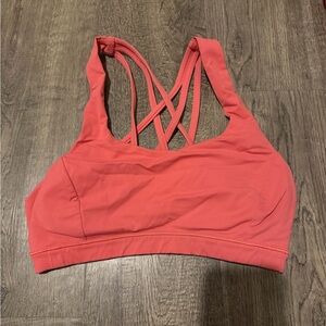 Women's Coral Sports Bra